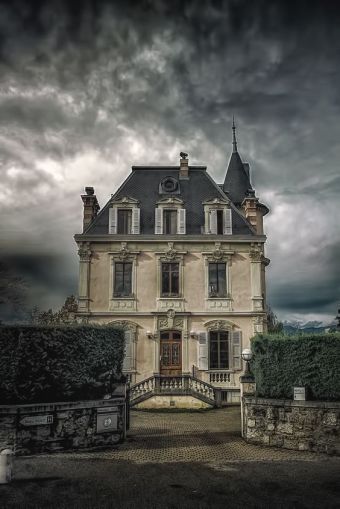 gloomy house